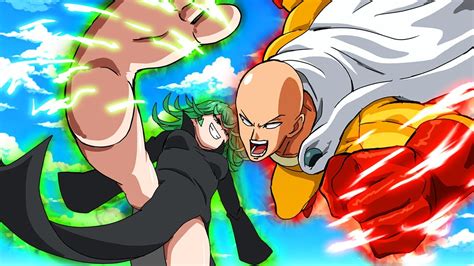 tatsumaki vs saitama redhornyhead|Saitama vs Tatsumaki Full Cinematic Fight .